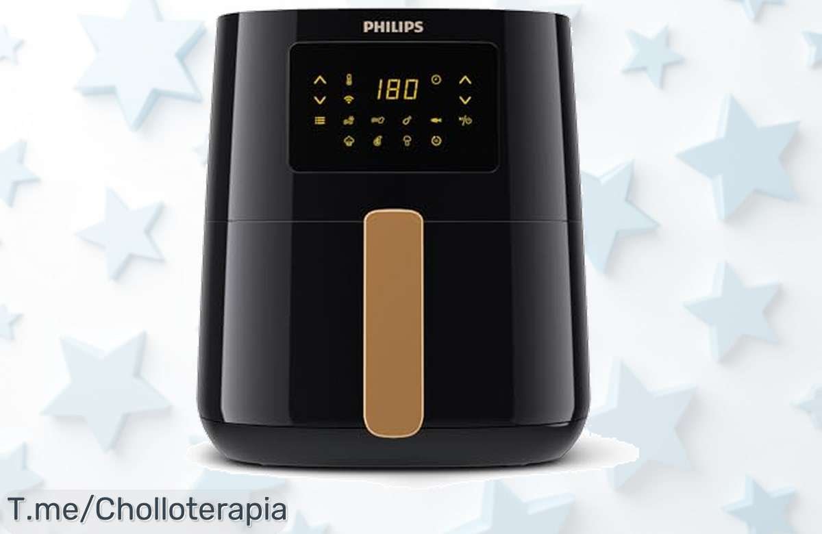 Descubre la Freidora Philips Airfryer Serie 5000, cocina deliciosa con hasta 90% menos grasa, ¡aprovecha nuestro ofertón y sorprende a todos ya mismo!