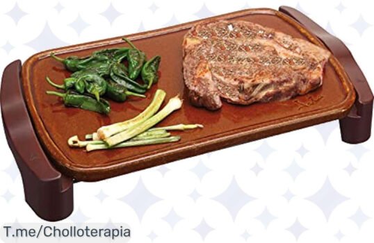 Descubre la Jata GR559: la plancha de asar que transforma tus comidas con un sabor increíble y limpieza fácil, ¡super chollo! No dejés pasar esta oferta limitada