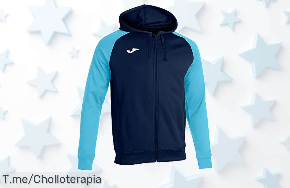 Descubre la Joma Academy IV Sudadera con Capucha en Marino, un ofertón que combina comodidad y estilo. ¡No te quedes sin la tuya a este precio loco! Oferta limitada.