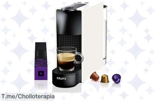 Descubre la Krups Nespresso Essenza Mini: café en 25 segundos y apagado automático ¡Aprovecha este super chollo antes de que se acabe, es una oferta única!