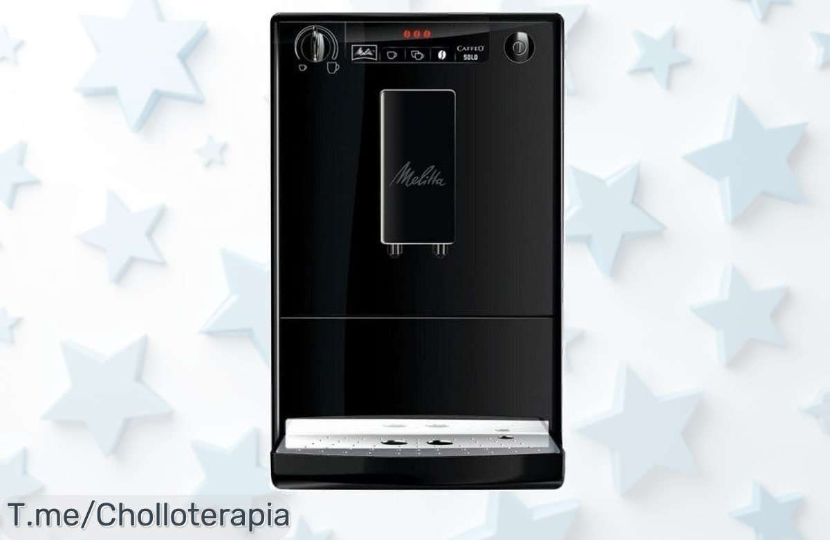 Descubre la Melitta SOLO E950222: La cafetera superautomática que transforma tus mañanas con café delicioso. ¡Aprovecha este ofertón único antes de que se agote!