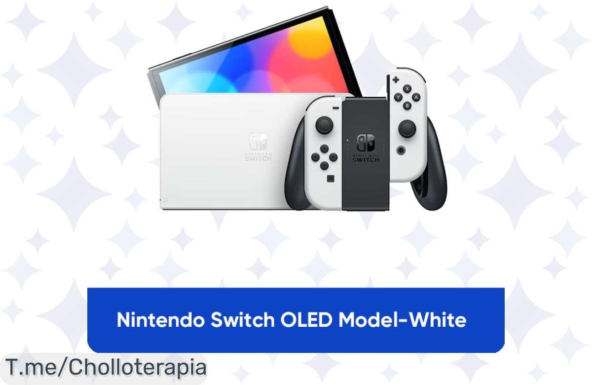 Descubre la Nintendo Switch OLED a un precio loco: 64 Go, pantalla impresionante y multilenguaje ¡No dejes pasar este ofertón limitado! Compra ahora y juega sin parar.