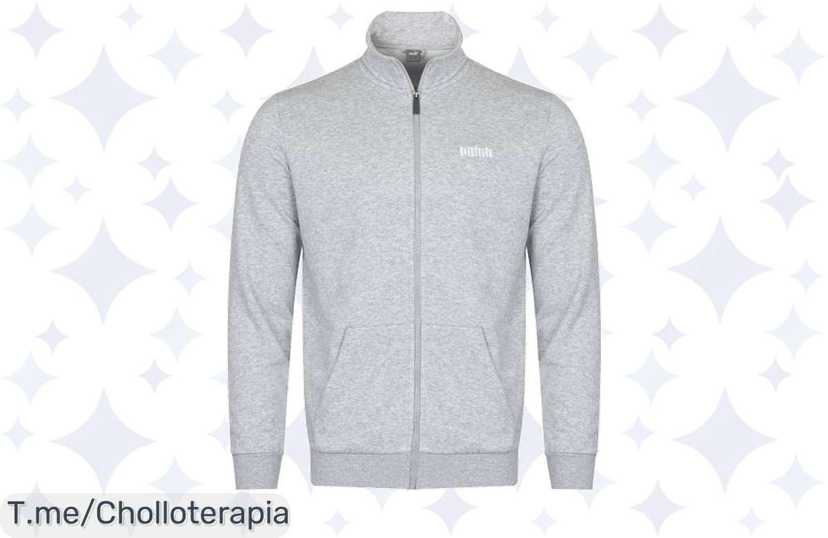 Descubre la PUMA Essentials Track Chaqueta Hombre: un super chollo de estilo y comodidad que no podrás resistir. ¡Hazte con ella antes de que se agote!