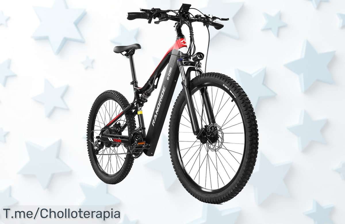 Descubre la RANDRIDE YG90: Bicicleta eléctrica de montaña 1000W en un precio loco. Haz tuyos todos los caminos y vive aventuras únicas. ¡No te quedes sin la tuya, oferta limitada!