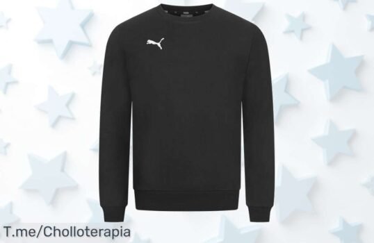 Descubre la Sudadera PUMA teamGOAL, un super chollo de comodidad y estilo que no querrás quitarte Oferta única, ¡compra ahora antes de que se agoten!