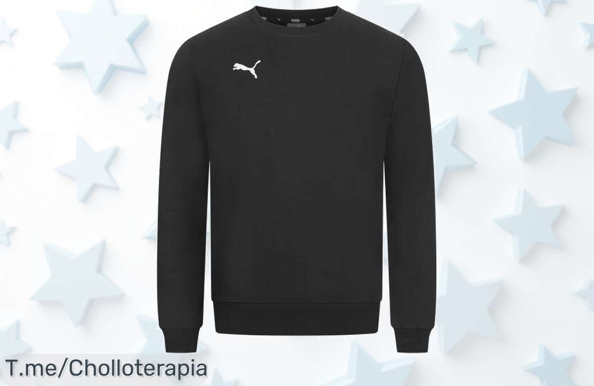 Descubre la Sudadera PUMA teamGOAL, un super chollo de comodidad y estilo que no querrás quitarte. Oferta única, ¡compra ahora antes de que se agoten!