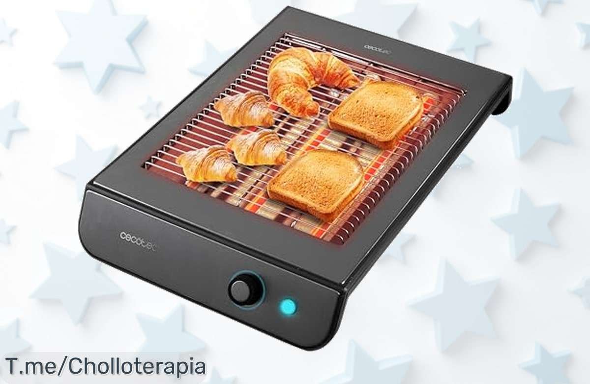 Descubre la Tostadora Turbo EasyToast: un ofertón con 6 niveles de tostado perfecto y bandeja recogemigas. ¡Llévatela ahora a precio loco antes que se agote!