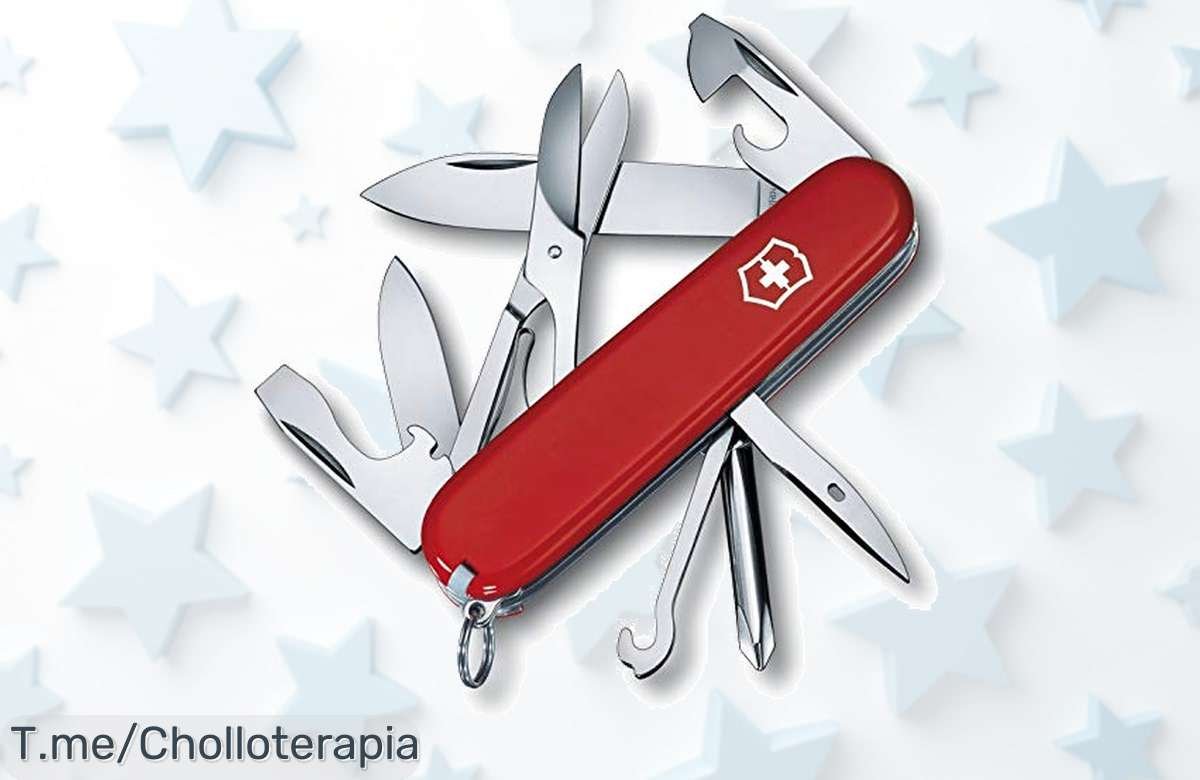 Descubre la Victorinox Super Tinker: ¡la navaja multiusos suiza con 14 funciones que necesitas! No dejes escapar este ofertón, compra ya y sorpréndete con su calidad.