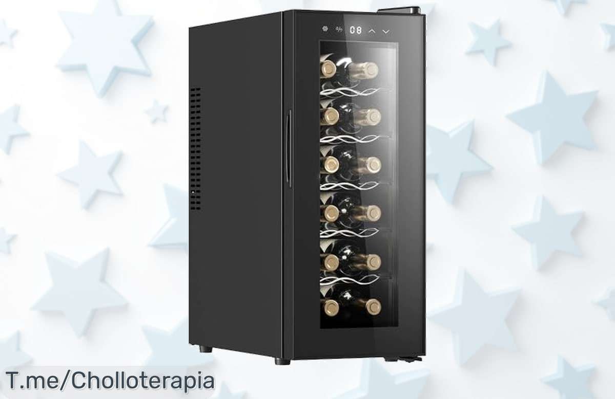Descubre la Vinoteca Cecotec Bolero: Enfriamiento silencioso y luz LED para tus vinos. ¡Super chollo! No dejes pasar esta oferta única, compra ahora antes de que se agote.