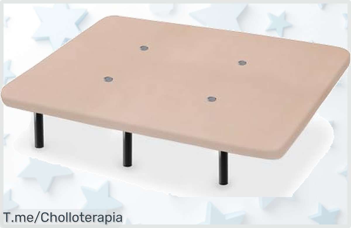 Descubre la base tapizada más fresquita del mercado con aireación 3D, mejora tu descanso ahora y aprovecha este ofertón antes que se agote ¡Compra ya!
