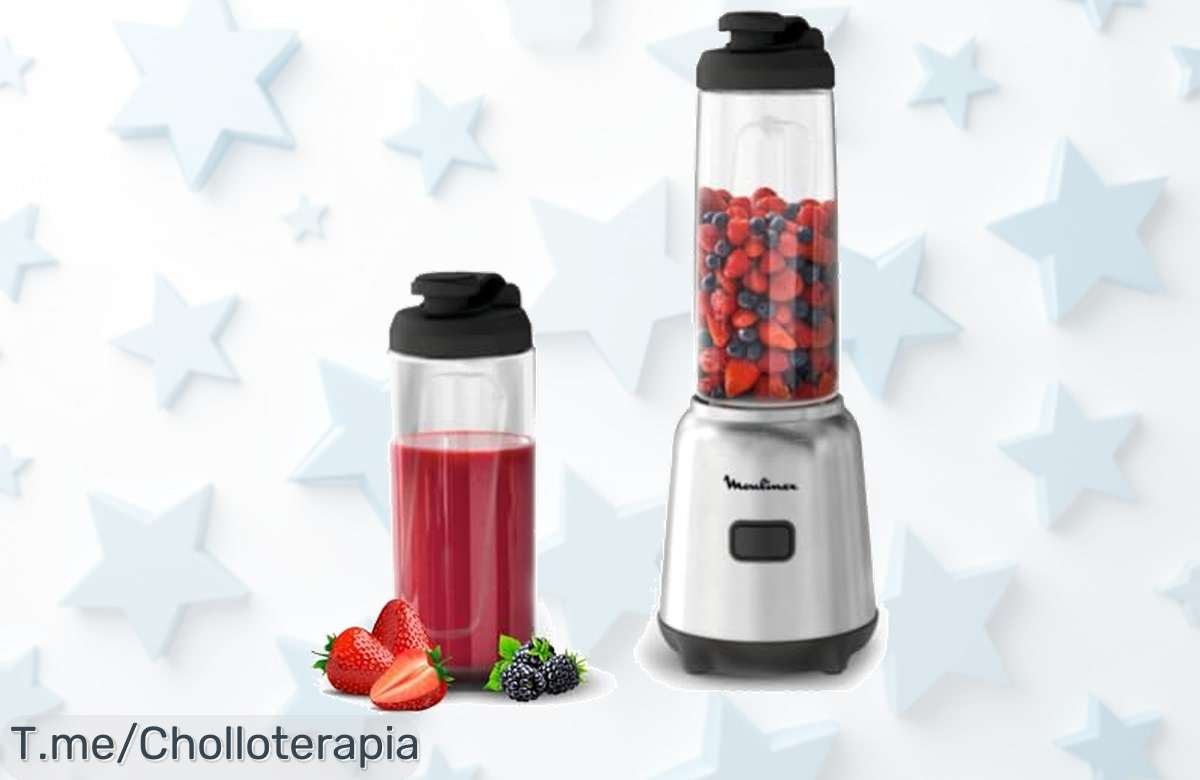 Descubre la batidora Moulinex Mix & Move a precio loco: mezcla rápida y fácil donde quieras. ¡No dejes escapar este ofertón único, queda poco tiempo para comprarla!