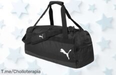 Descubre la bolsa de fútbol PUMA teamGOAL Medium: ¡54L de espacio para tus sueños futboleros! Ofertón exclusivo, no te quedes sin ella Compra ya antes que se agote y vive el juego como nunca