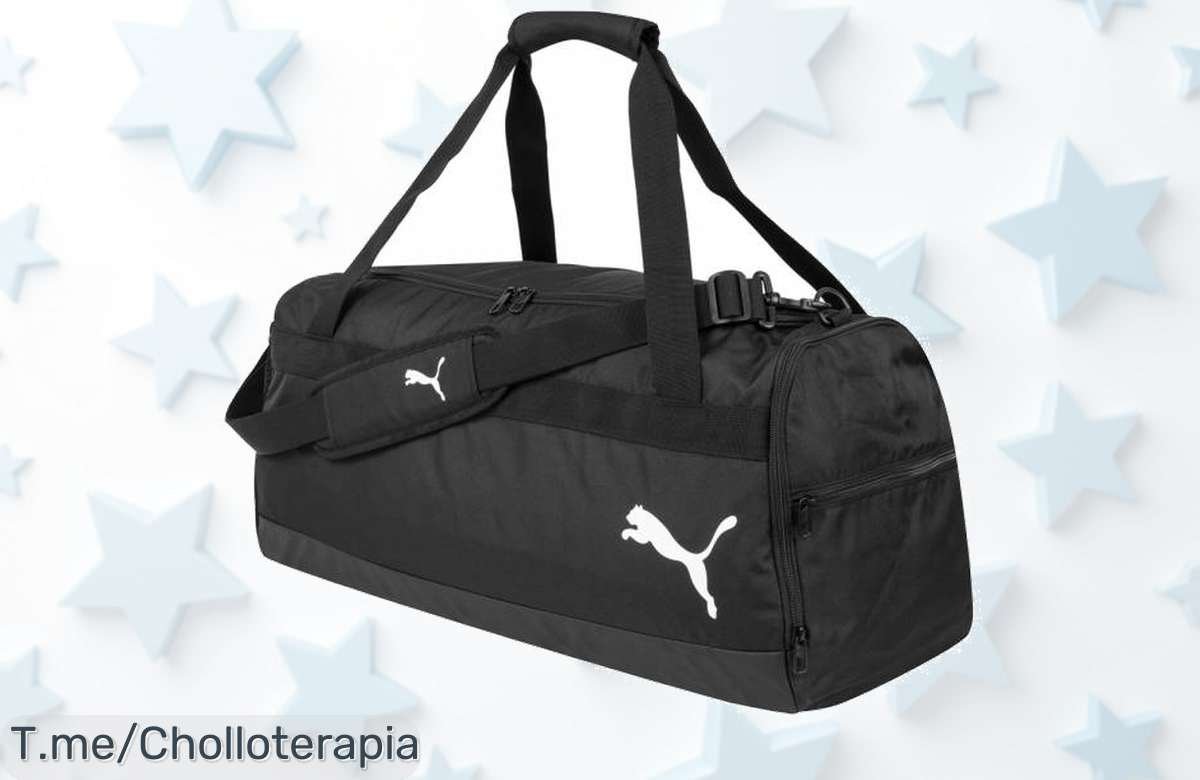 Descubre la bolsa de fútbol PUMA teamGOAL Medium: ¡54L de espacio para tus sueños futboleros! Ofertón exclusivo, no te quedes sin ella. Compra ya antes que se agote y vive el juego como nunca.