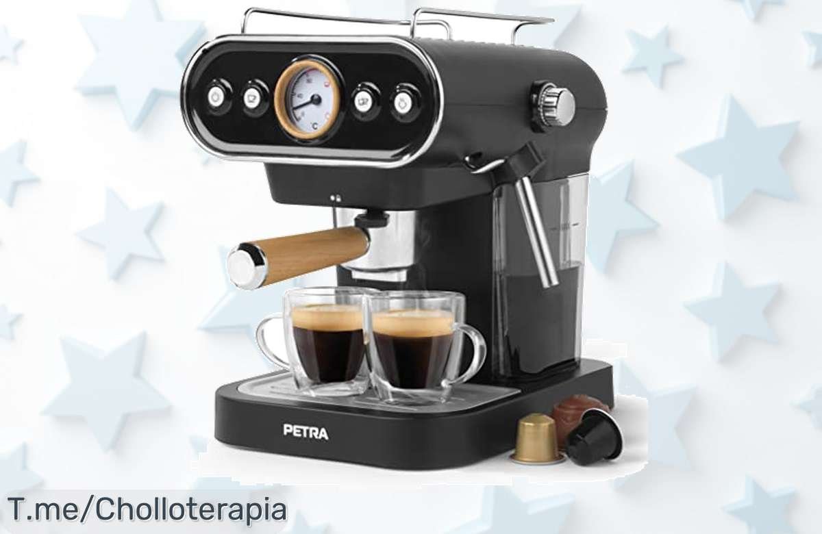 Descubre la cafetera espresso retro con bomba italiana de 19 bar y sorprende a todos en casa, gran oferta limitada que no puedes dejar escapar ¡Cómprala ya!