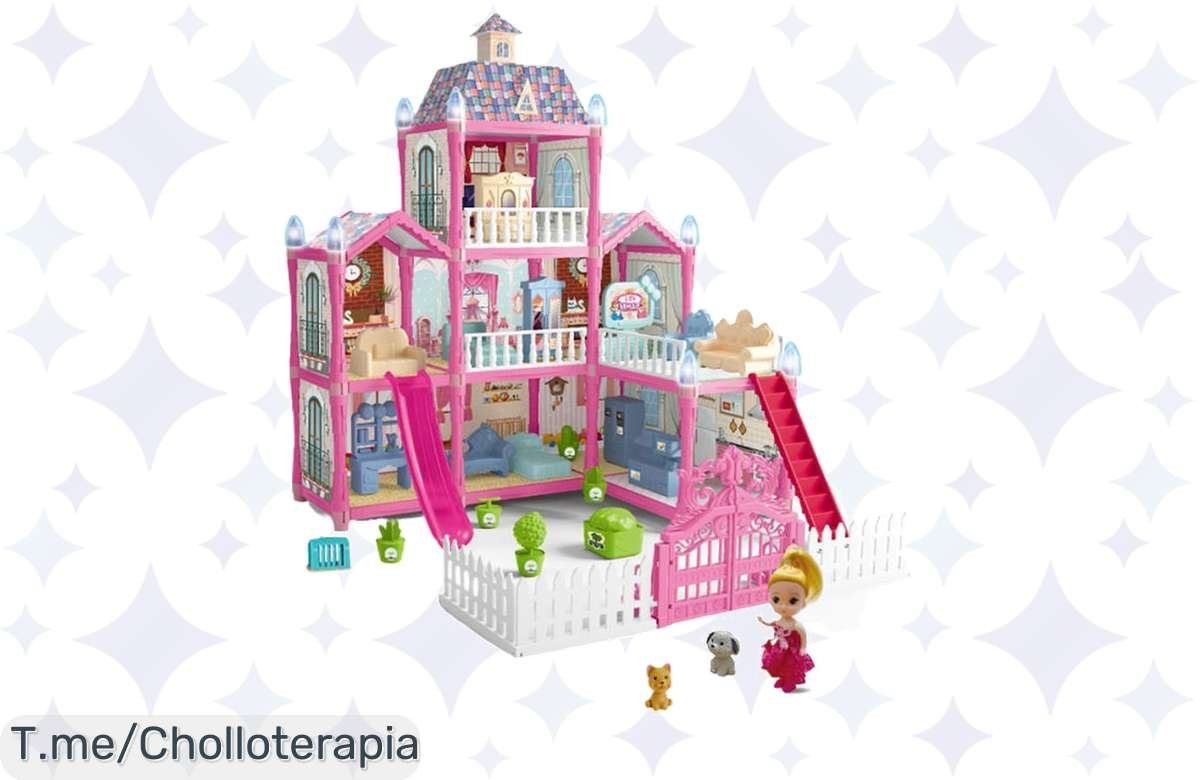 Descubre la casa de muñecas DIY más alucinante y sorprende a los peques con este ofertón único que vuela, ¡aprovecha el chollo antes de que se agote!