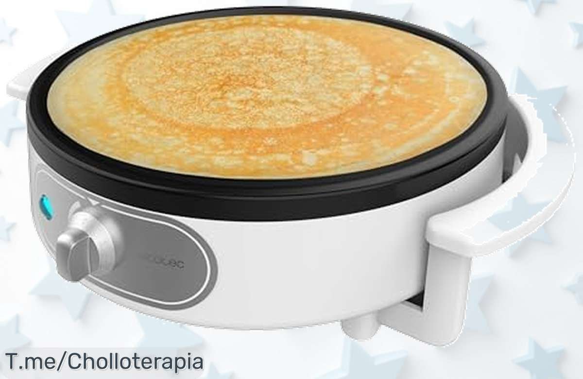Descubre la crepera eléctrica que transformará tus desayunos en un festín irresistible: ¡potencia regulable y accesorios incluidos a precio loco! Oferta limitada, actúa ya.