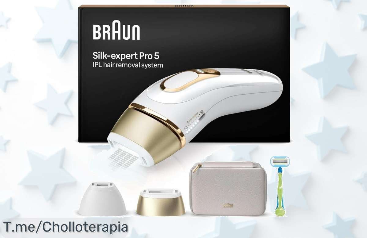 Descubre la depiladora Braun Silk Expert Pro 5 y despídete del vello para siempre con un precio loco, oferta limitada que no querrás perderte. ¡Haz tu compra ya!