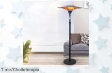 Descubre la estufa de pie que transforma tus noches al aire libre en momentos mágicos, con ajuste personalizado y un super chollo que no puedes dejar pasar ¡Compra ya!