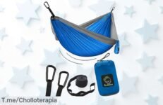 Descubre la increíble hamaca portátil que se monta en 2 minutos, ligera como una pluma y perfecta para cualquier lugar ¡No te pierdas este ofertón exclusivo!