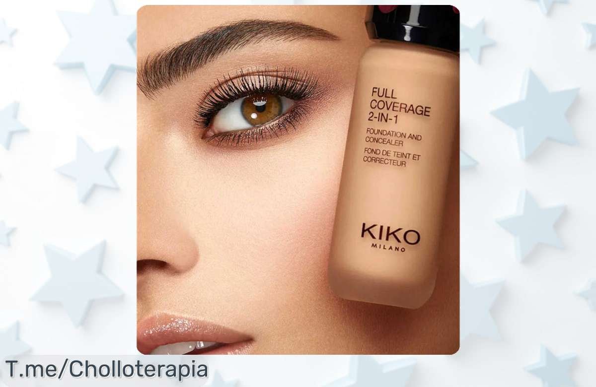 Descubre la magia de KIKO Milano: base y corrector 2 en 1 con alta cobertura, ¡precio loco! Hazte con este super chollo antes que se agote. Tu piel perfecta te espera.