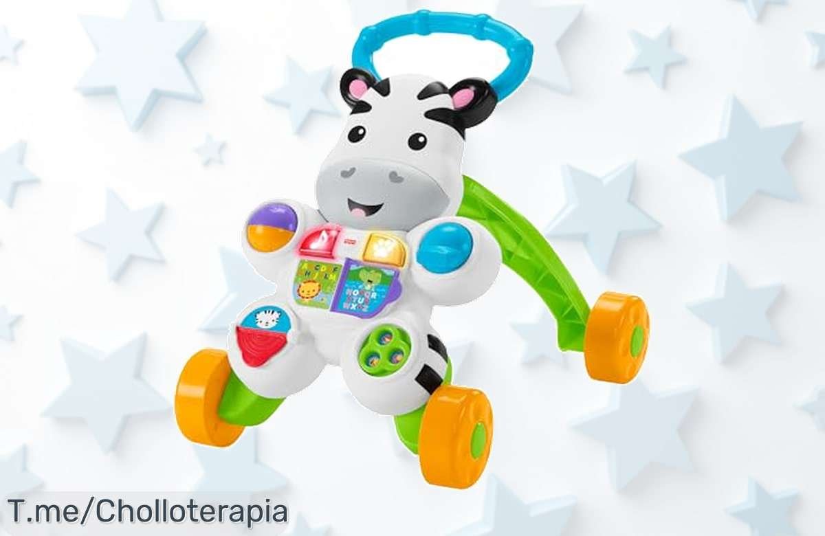 Descubre la magia de aprender jugando con FisherPrice Cebra Parlanchina, ¡un ofertón que no puedes dejar pasar! Actúa ahora y asegura un chollo exclusivo para tu bebé.