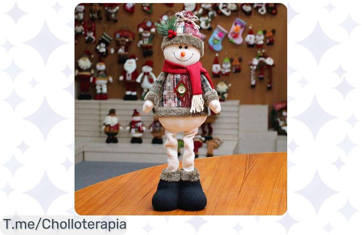 Descubre la magia de la Navidad con nuestros adorables muñecos y transforma tu árbol en un espectáculo único, ¡aprovecha este ofertón antes de que se acabe!