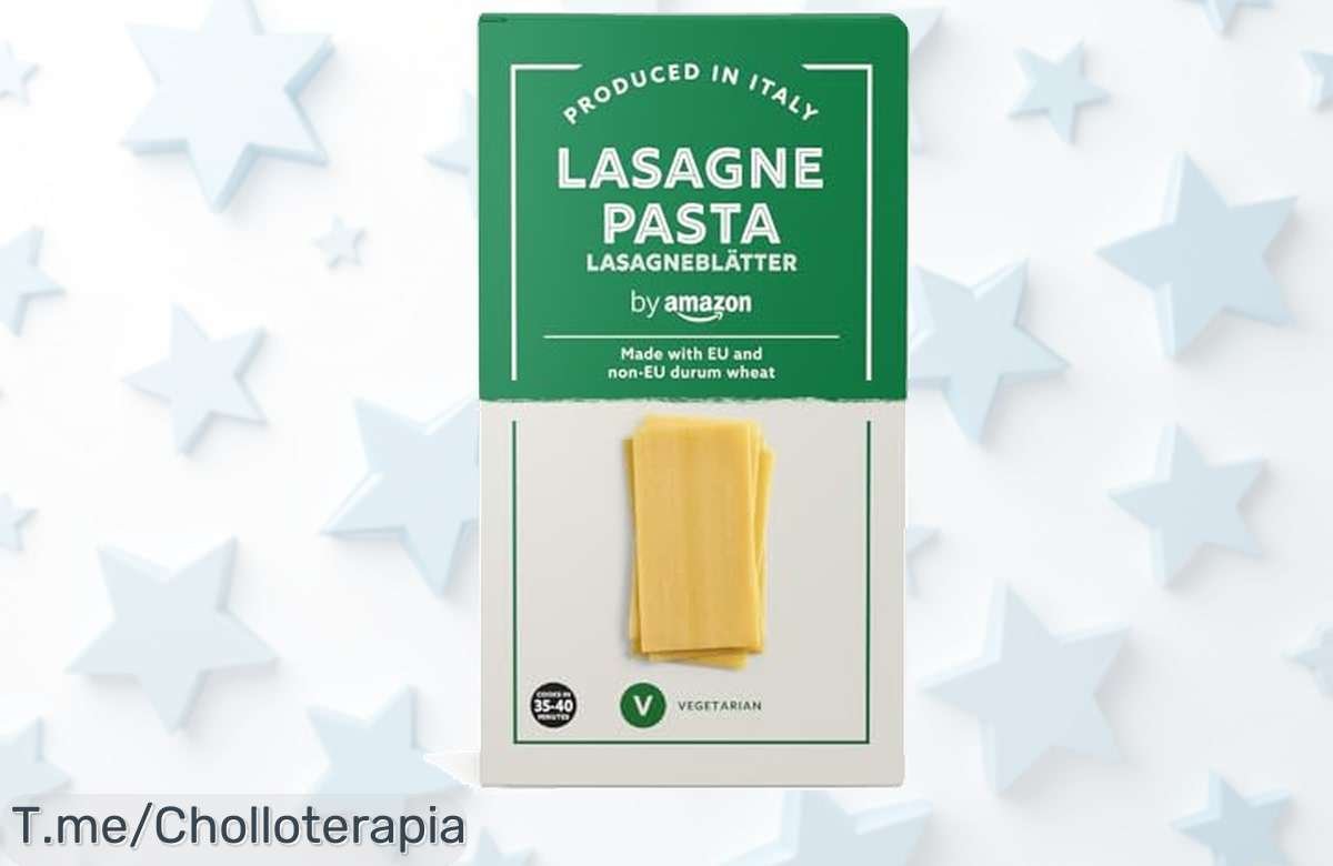 Descubre la magia de la pasta italiana con un super chollo, perfecta para tus comidas en familia. ¡Apresúrate, esta oferta limitada no se repetirá!