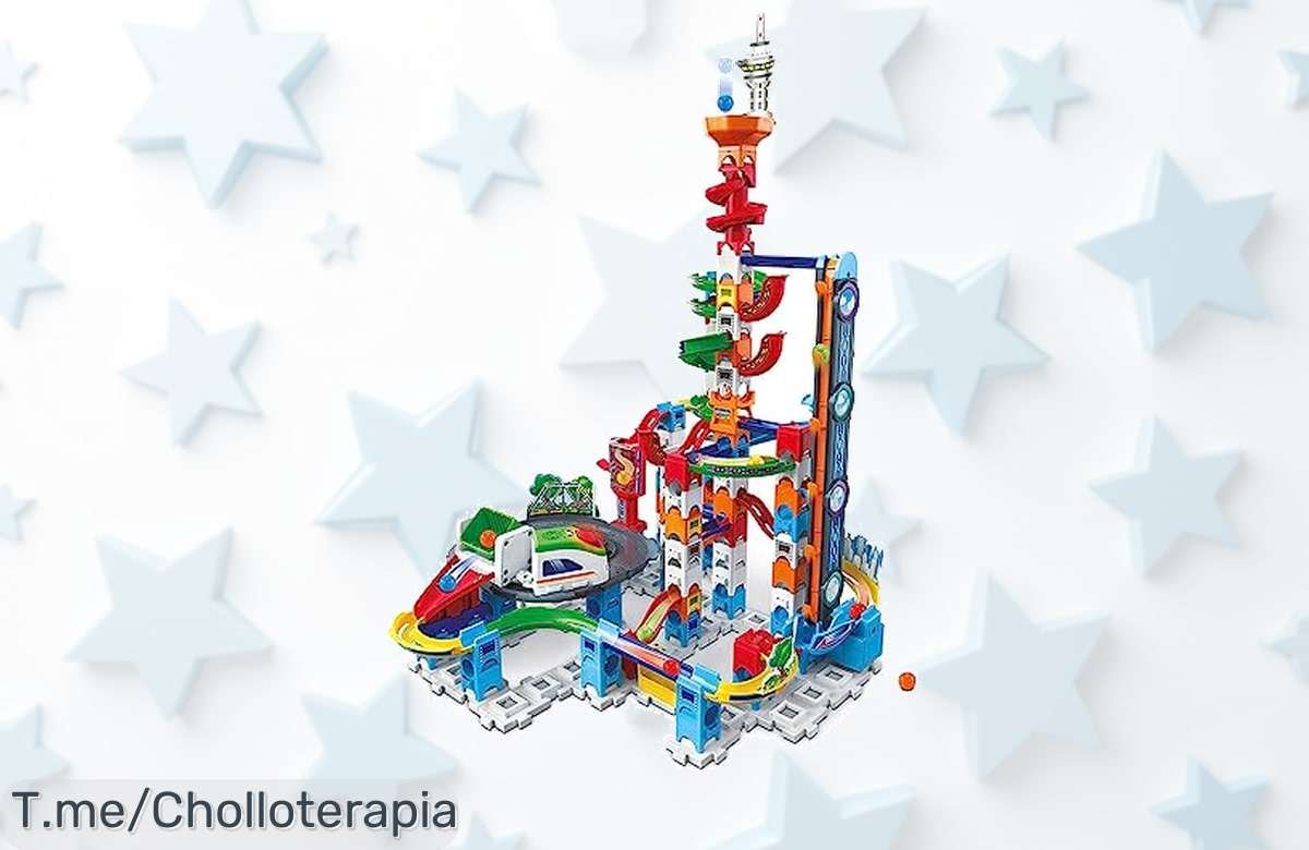 Descubre la magia del VTech Marble Rush Super Sky Tower: un circuito brillante y sonoro para pequeños genios. ¡No dejes pasar este ofertón, compra ahora antes que se agote!