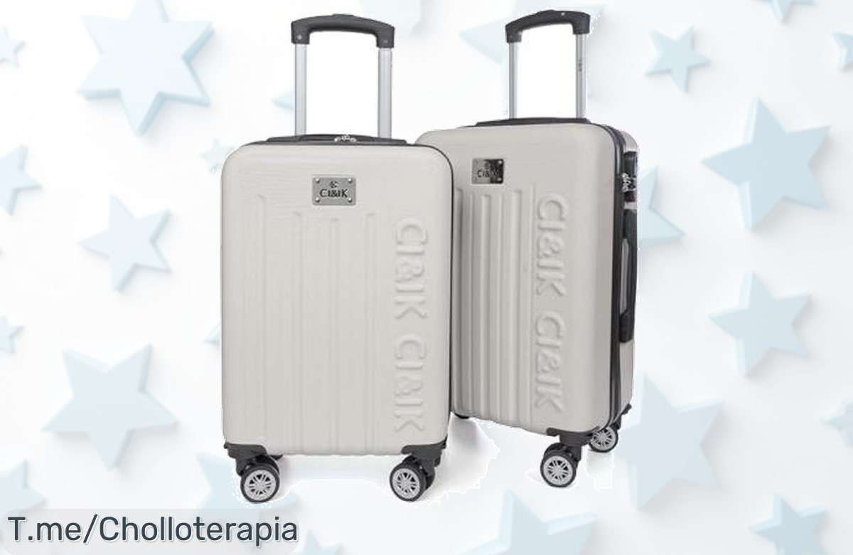 Descubre la maleta Marktomi que transforma tu viaje con ruedas giratorias 360° y 13 colores para elegir, ¡super chollo limitado! ¡Hazla tuya antes de que se acaben!