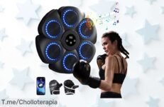 Descubre la máquina de boxeo inteligente que transforma tu entrenamiento en diversión con guantes incluidos; super chollo, ¡compra ya y no te quedes sin el tuyо!