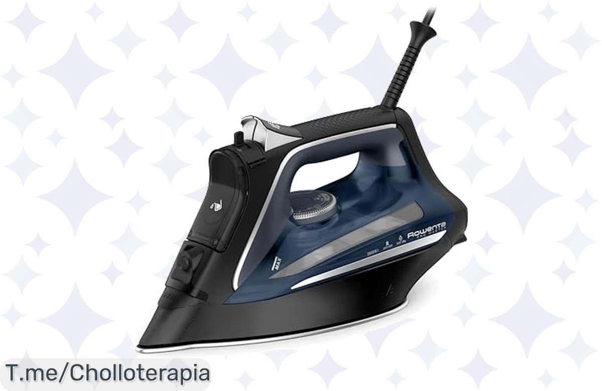 Descubre la plancha Rowenta Pro Master: vapor potente que elimina arrugas y te brinda resultados profesionales. Aprovecha este ofertón antes de que se agote, ¡actúa ya!