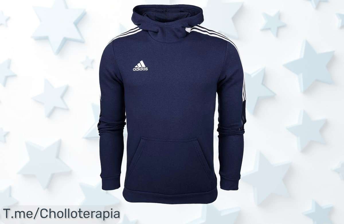 Descubre la sudadera Adidas Tiro 21 en azul y rojo, un super chollo que combina estilo y comodidad. ¡No te quedes sin la tuya, oferta limitada!