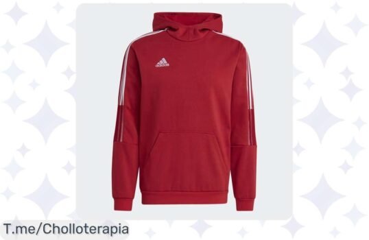 Descubre la sudadera Adidas Tiro 21 para Hombre, comodidad y estilo en cada entrenamiento No te pierdas este super chollo, ¡compra ahora antes de que se agote!