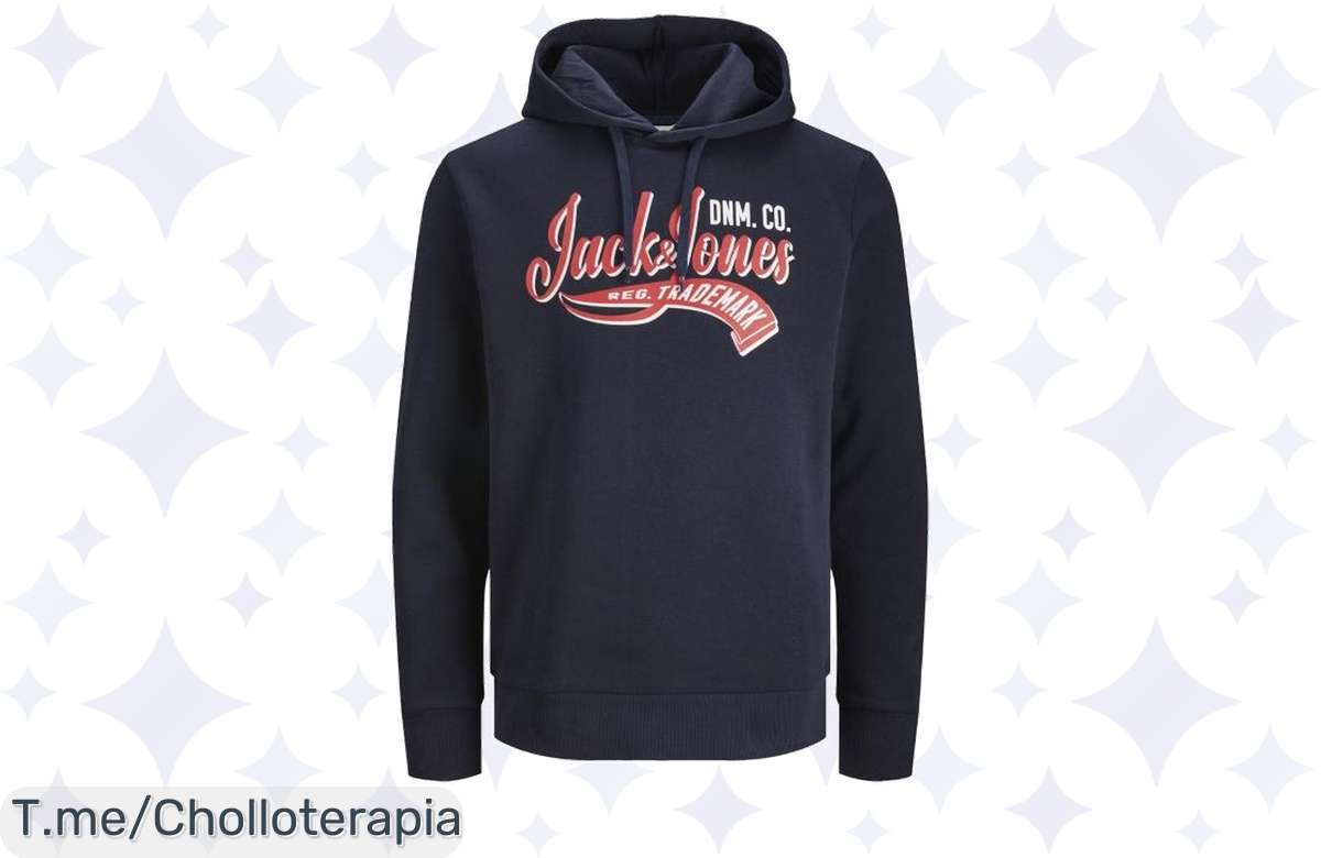 Descubre la sudadera Jack & Jones a un precio loco, estilo casual increíble y comodidad única. ¡No dejes pasar este ofertón! Hazla tuya antes que se agote.