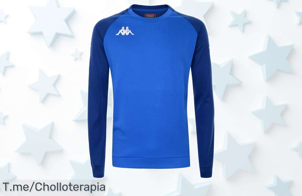 Descubre la sudadera Kappa Jersey que te abrazará con estilo, comodidad y un precio loco. ¡No dejes escapar este ofertón único! Compra ya antes de que se agote.