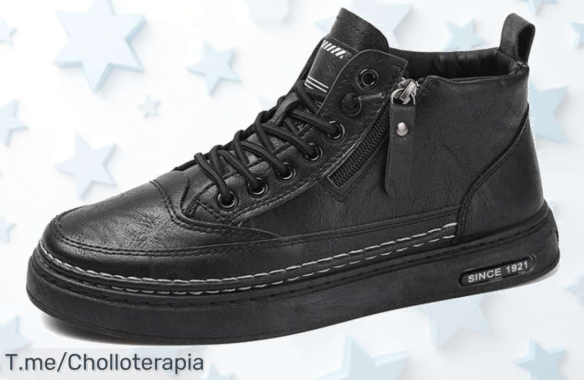 Descubre las Botas de Cuero para Hombre, un super chollo que combina comodidad y estilo. ¡No pierdas esta oferta increíble! Compra ahora antes de que se agoten.