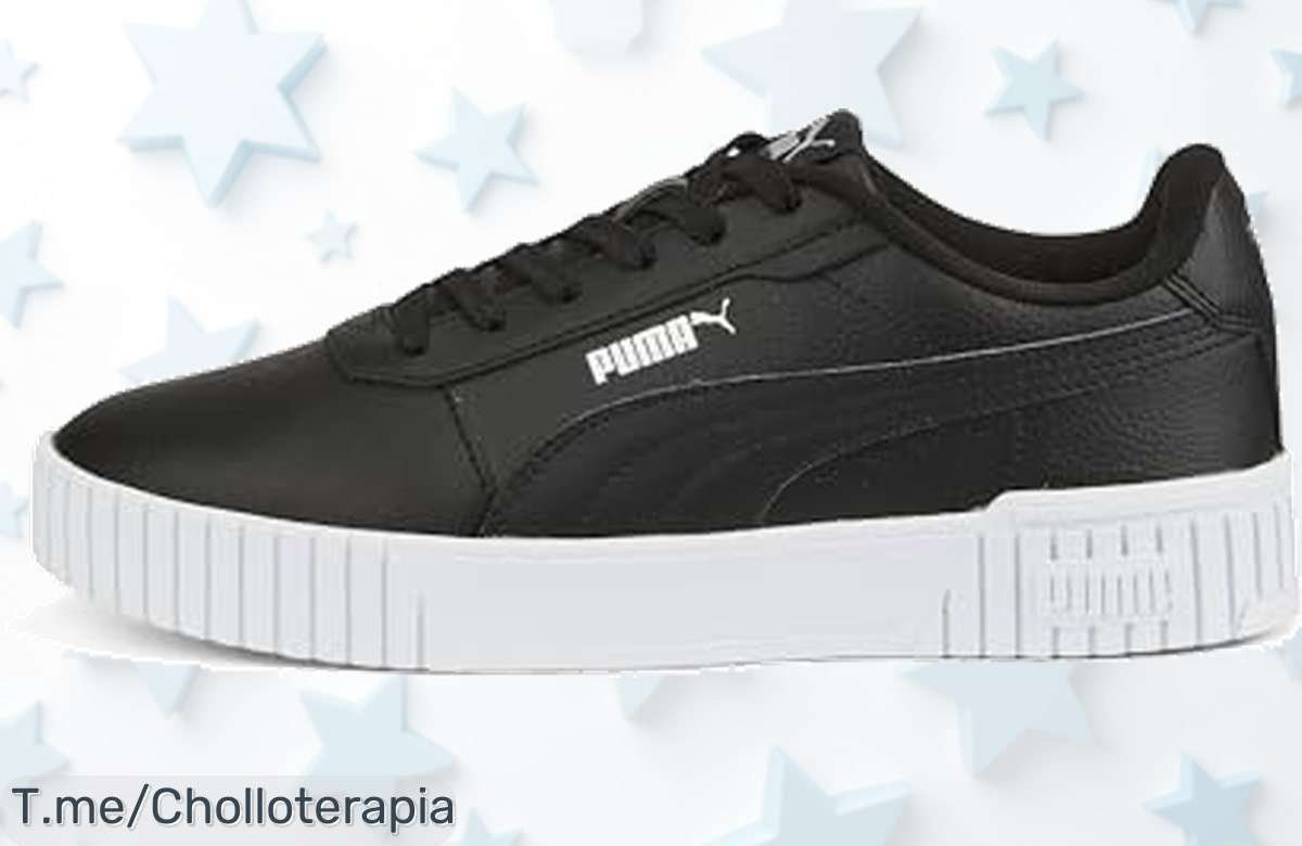 Descubre las PUMA Carina 2.0 en Black Silver Gray: un estilo único y comodidad inigualable te esperan, ¡aprovecha este ofertón antes de que se acabe!