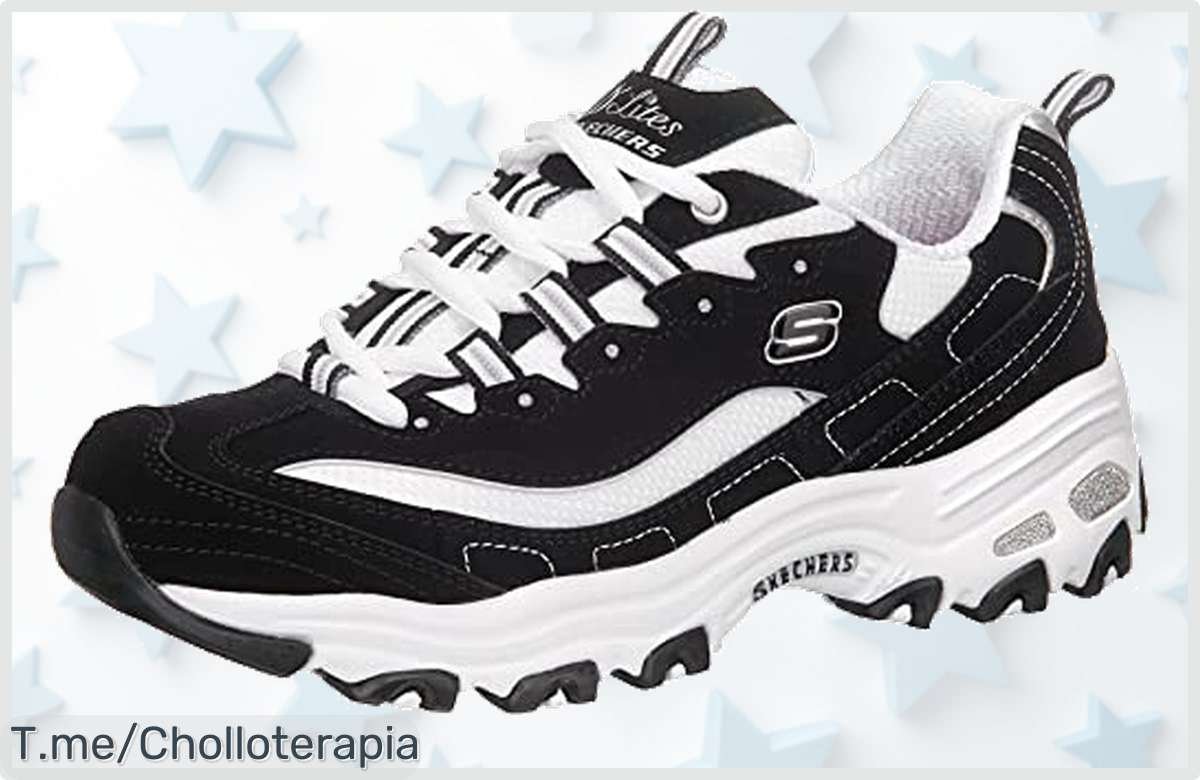 ¡Descubre las Skechers D’lites Biggest Fan! Suela ultra duradera y ajuste perfecto te esperan en un super chollo. ¡No pierdas este ofertón, compra ahora antes que se agote!