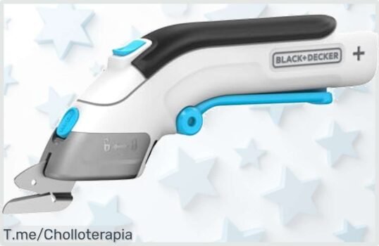 Descubre las Tijeras Black+Decker 3,6v con luz LED y gatillo extralargo a un precio loco, ¡aprovecha este ofertón limitado antes de que se agoten!