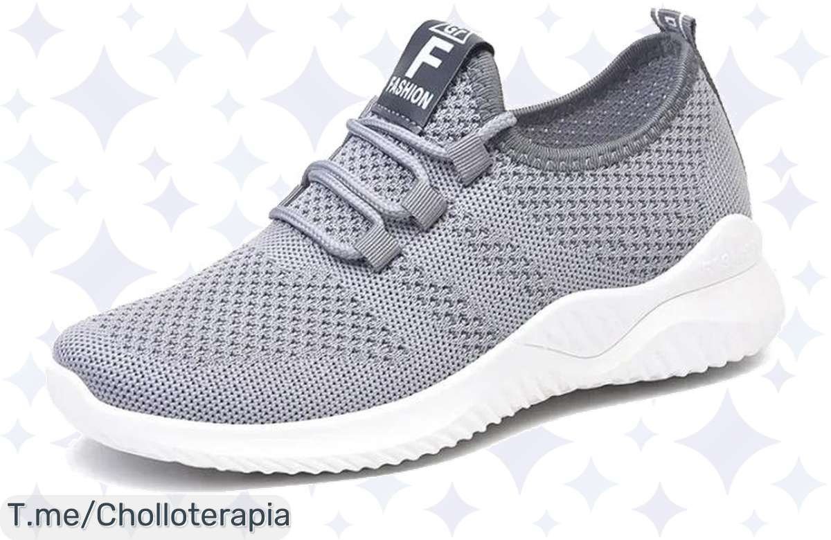 Descubre las Zapatillas Casuales Para Mujer 2023 a un precio loco, cómodas y transpirables para el verano. ¡Aprovecha este ofertón antes de que se agoten!