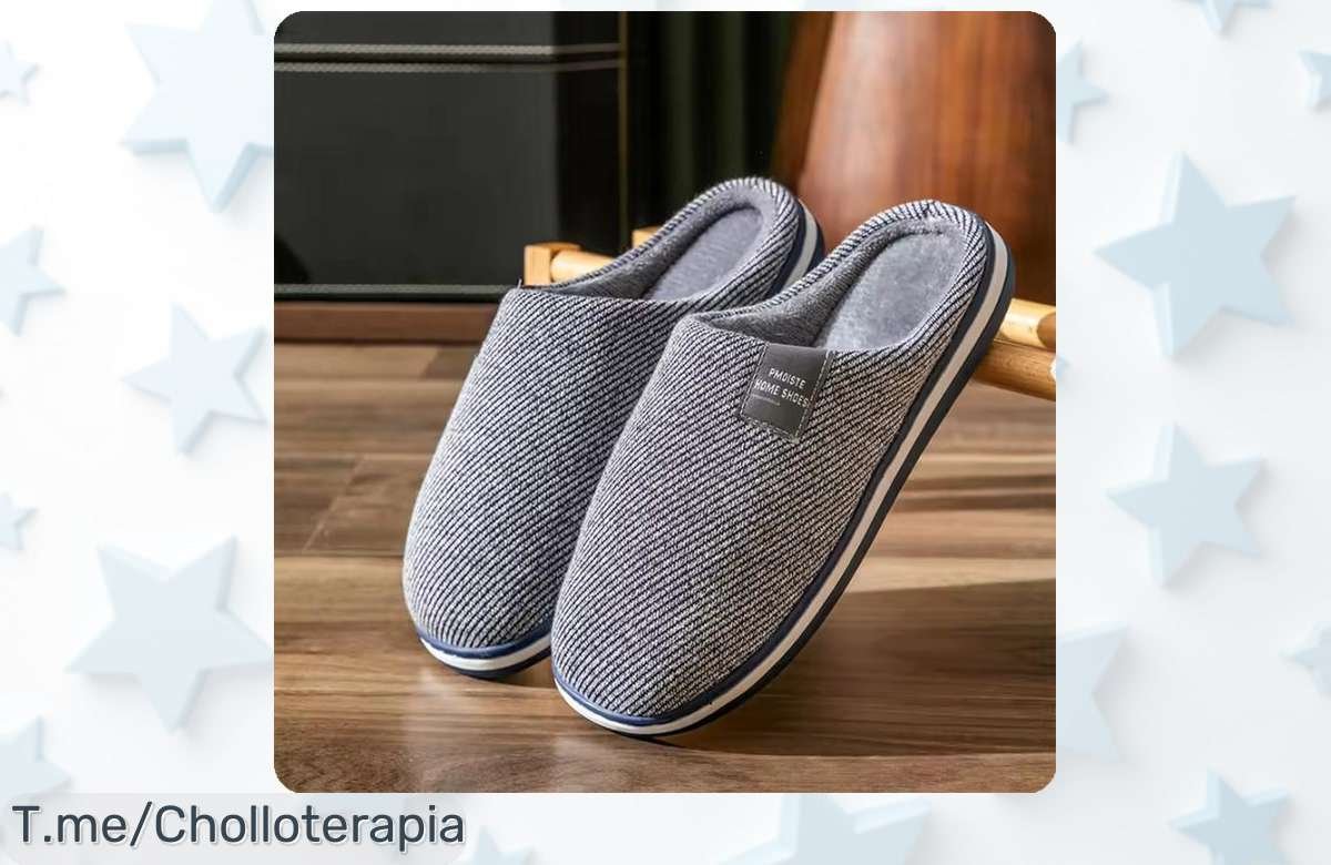 Descubre las Zapatillas de Invierno para Hombre en Tallas Grandes: Suaves y Antideslizantes, Perfectas para el Frío. ¡Aprovecha este Ofertón Único antes que se Agoten!
