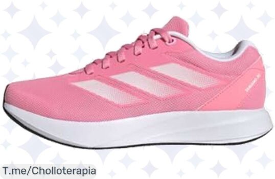 Descubre las adidas Duramo RC en Bliss Pink a un precio loco, con ventilación total y comodidad instantánea ¡No dejes pasar este ofertón limitado, corre por el tuyo ya!