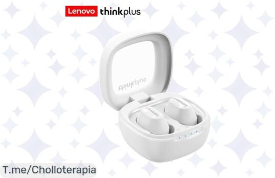 Descubre los Auriculares Inalámbricos Lenovo XT62: Con cancelación de ruido y sonido HiFi, ¡aprovecha este ofertón único antes de que se agoten!