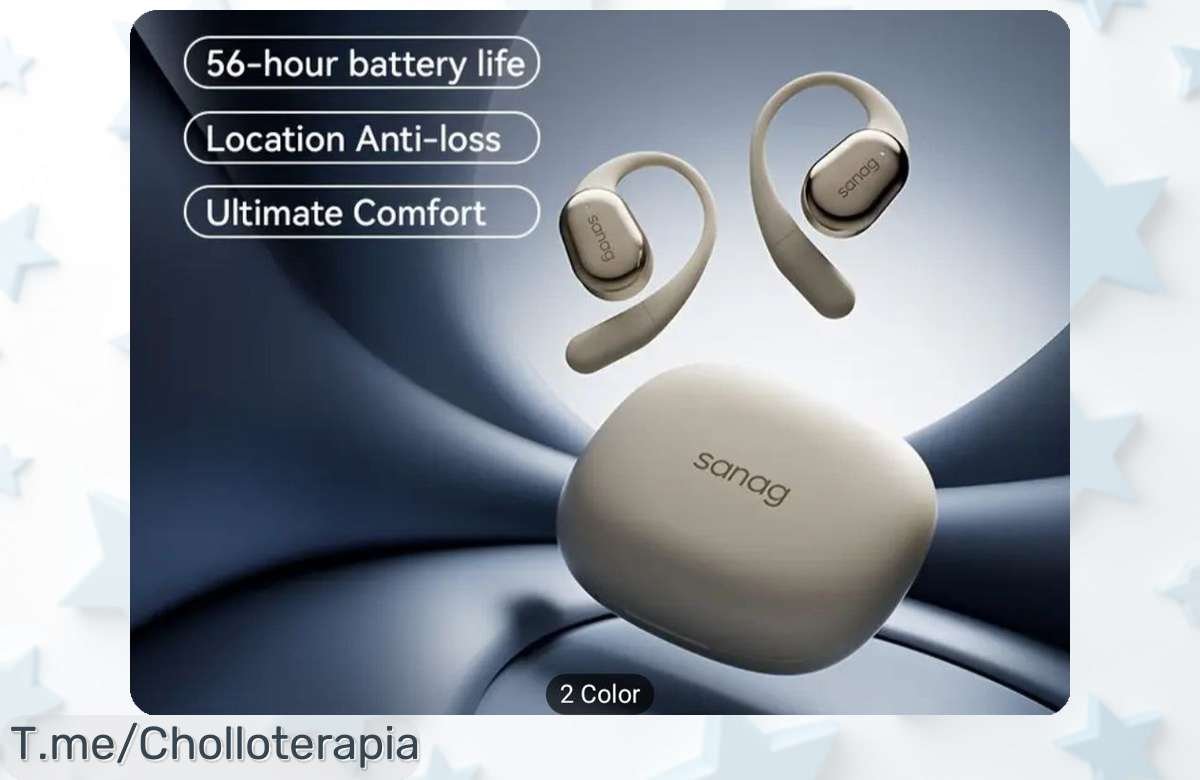 Descubre los Sanag C16S: Auriculares con sonido HiFi y control táctil a un precio loco, perfectos para tus deportes y juegos. ¡Aprovecha este ofertón limitado ahora!