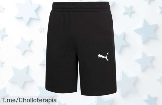 Descubre los pantalones cortos PUMA teamGOAL: Comodidad y estilo que te harán brillar ¡Super chollo por tiempo limitado, no dejes pasar esta oportunidad única!