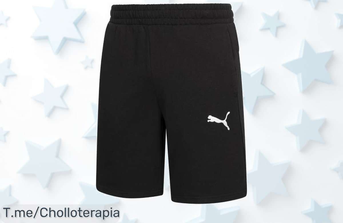 Descubre los pantalones cortos PUMA teamGOAL: Comodidad y estilo que te harán brillar. ¡Super chollo por tiempo limitado, no dejes pasar esta oportunidad única!