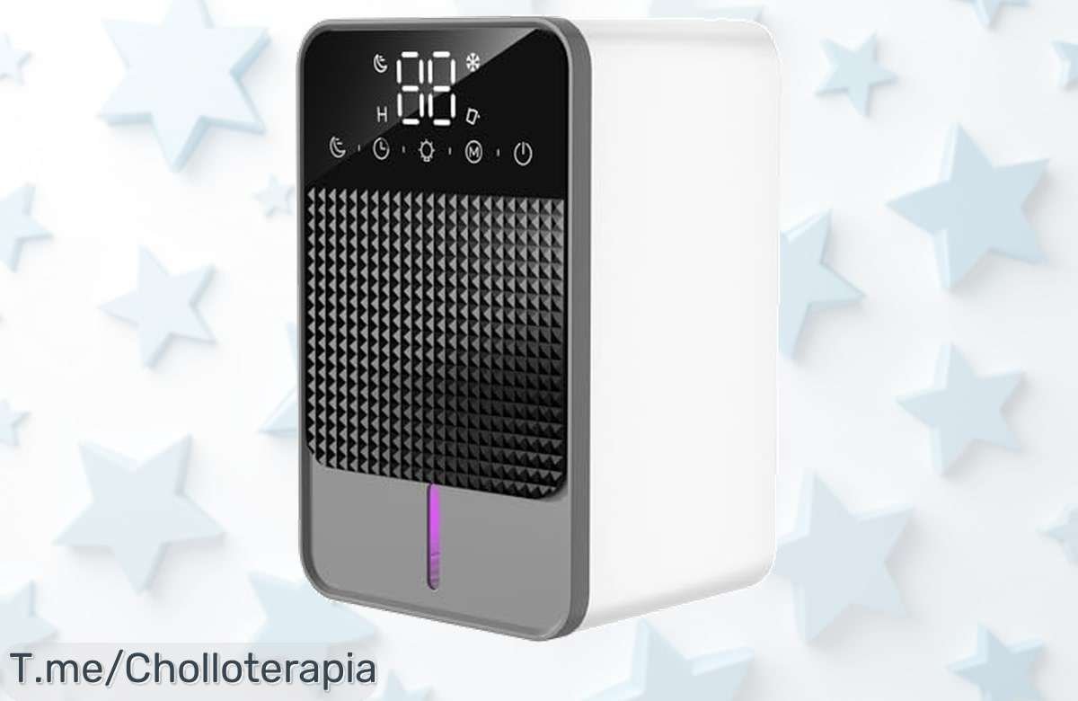 Deshumidificador Irishom a precio loco: adiós humedad y frío con descongelación automática. Aprovecha este ofertón y usa tu cupón, ¡actúa ya antes que se acabe!