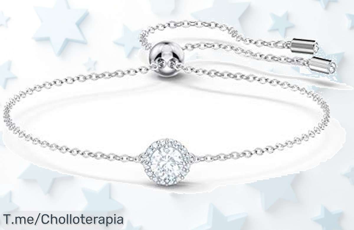 Deslumbra con la pulsera Swarovski Angelic, elegancia que transforma tu look a un precio loco. ¡No dejes pasar este ofertón! Compra ahora antes de que se agote.