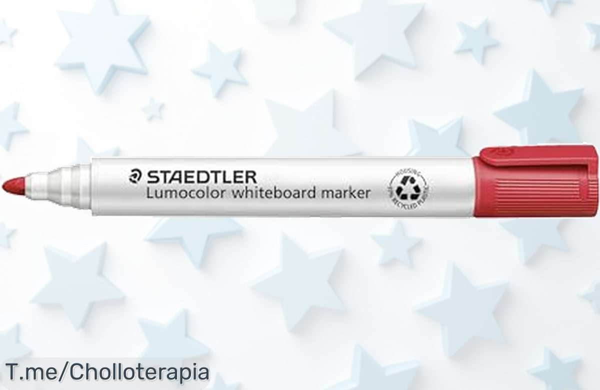 Despierta tu creatividad con los rotuladores STAEDTLER LumoColor 3512, se secan rápido y duran hasta 8 horas destapados, ¡hazte con este ofertón antes de que desaparezca!