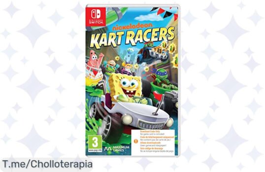Diviértete sin parar con Nickelodeon Kart Racers, elige a tu personaje favorito y vive pistas llenas de slime ¡No te pierdas este ofertón limitado! Corre ya antes de que se agote